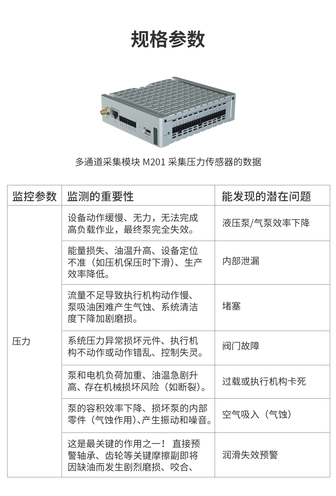重型設備預測性維護方案