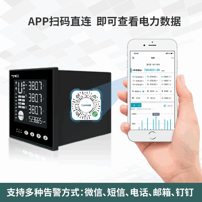 TP613 多功能諧波電能表【已下架】